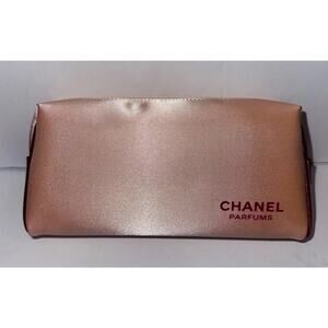 Chanel Allure signature cosmetic bag with box pink GWP vintage